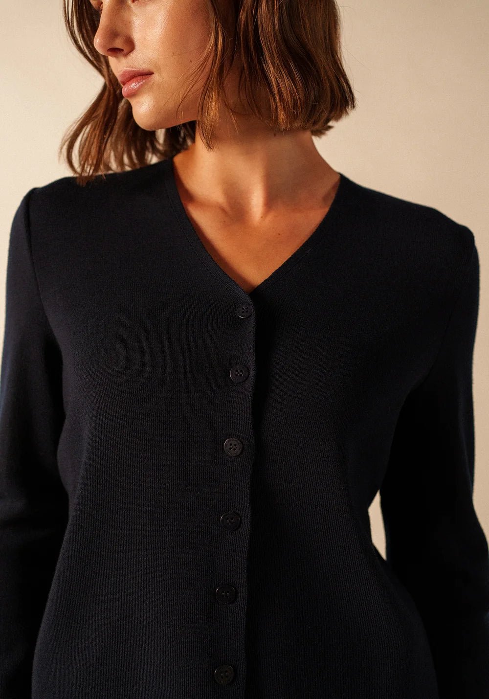 Saint James Dames | V Hals Vest | Brevands - Colorie the Hague