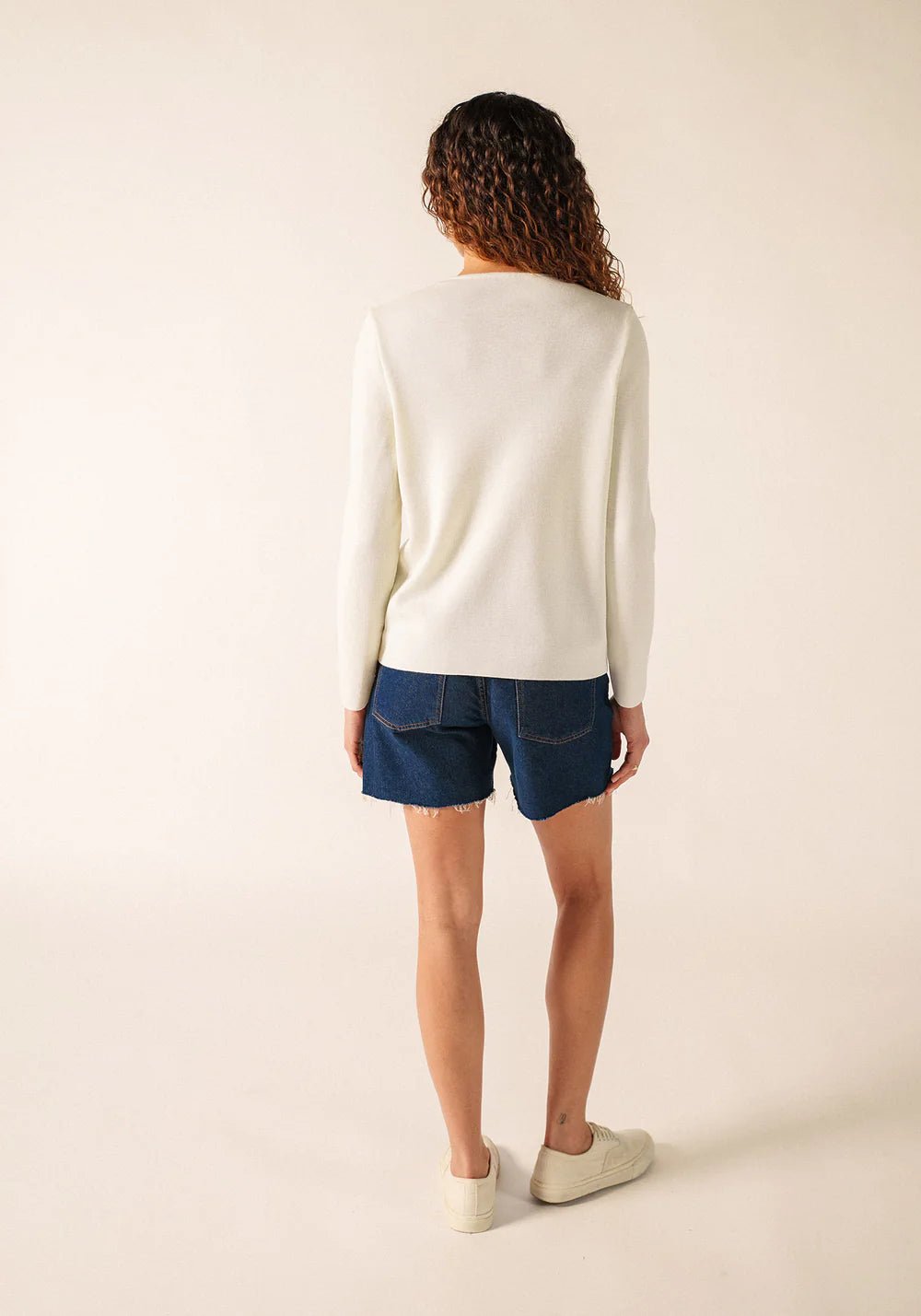 Saint James Dames | V Hals Vest | Brevands - Colorie the Hague