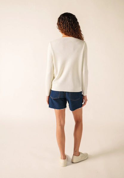 Saint James Dames | V Hals Vest | Brevands - Colorie the Hague