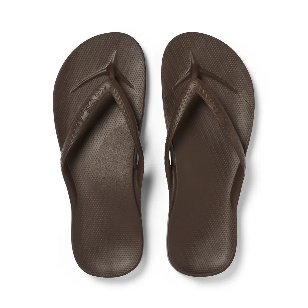 Slippers Met Voetbed | Brown - Colorie the Hague