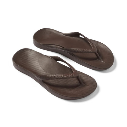 Slippers Met Voetbed | Brown - Colorie the Hague