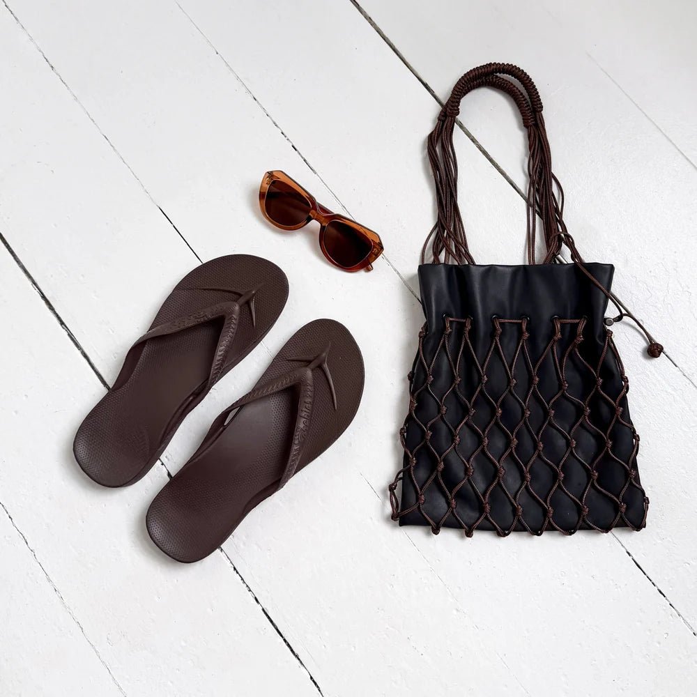 Slippers Met Voetbed | Brown - Colorie the Hague
