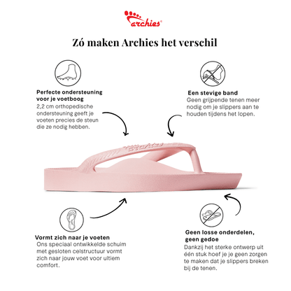 Slippers Met Voetbed | Roze Met Steentje - Colorie the Hague