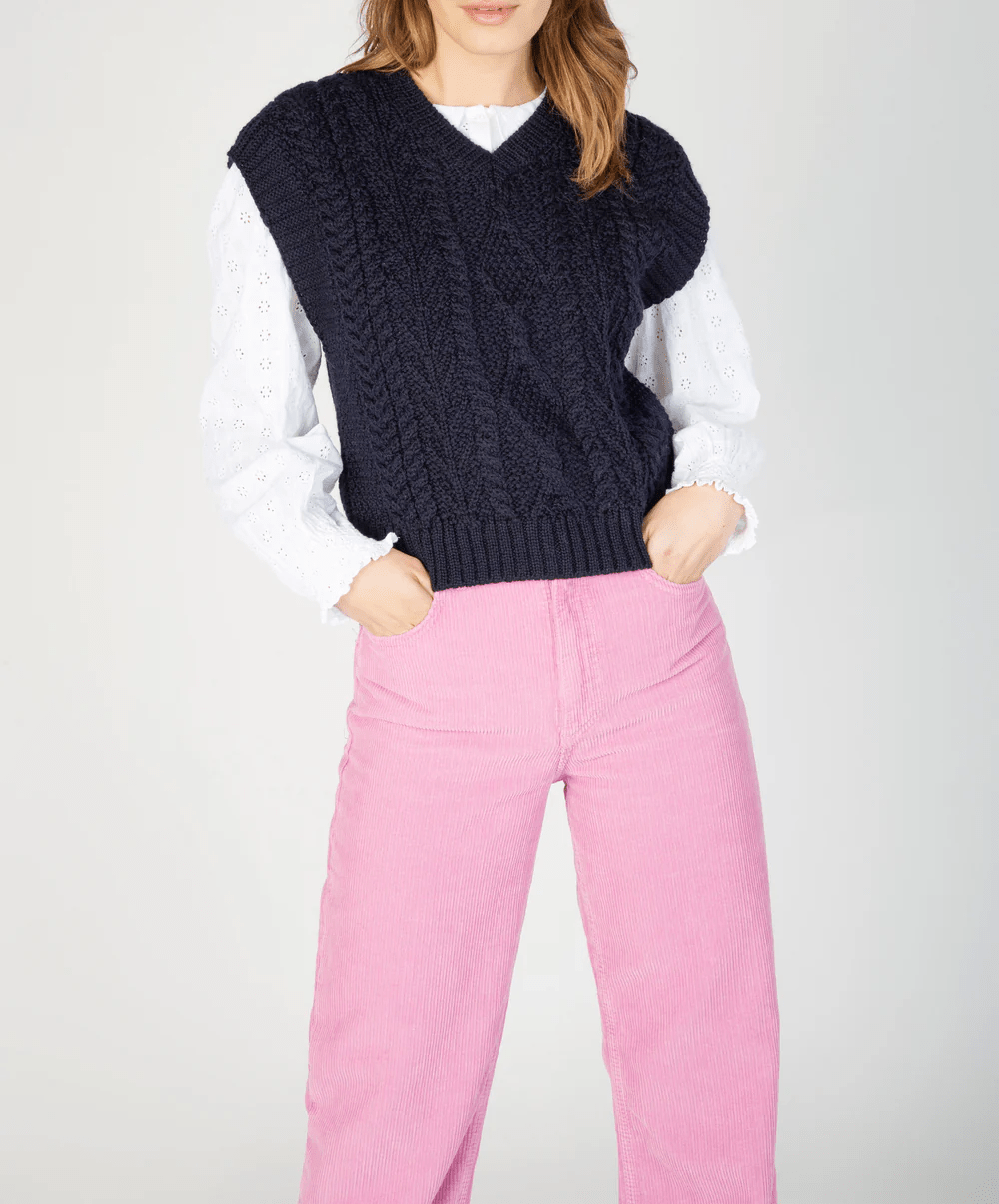 Sweetpea | Wollen Kabel Spencer - Colorie the Hague