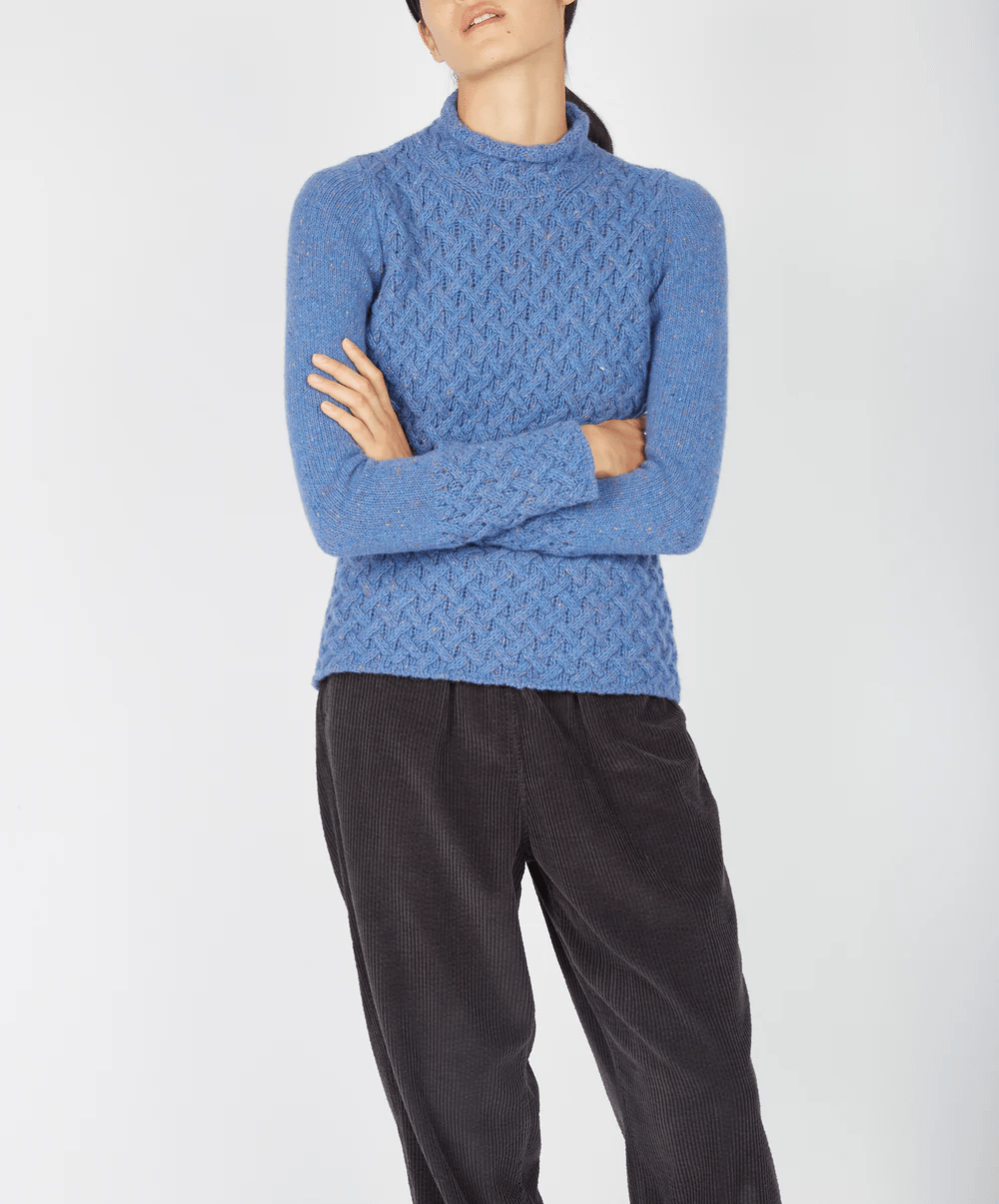 Trellis Sweater | Ierse Wollen Trui - Colorie the Hague