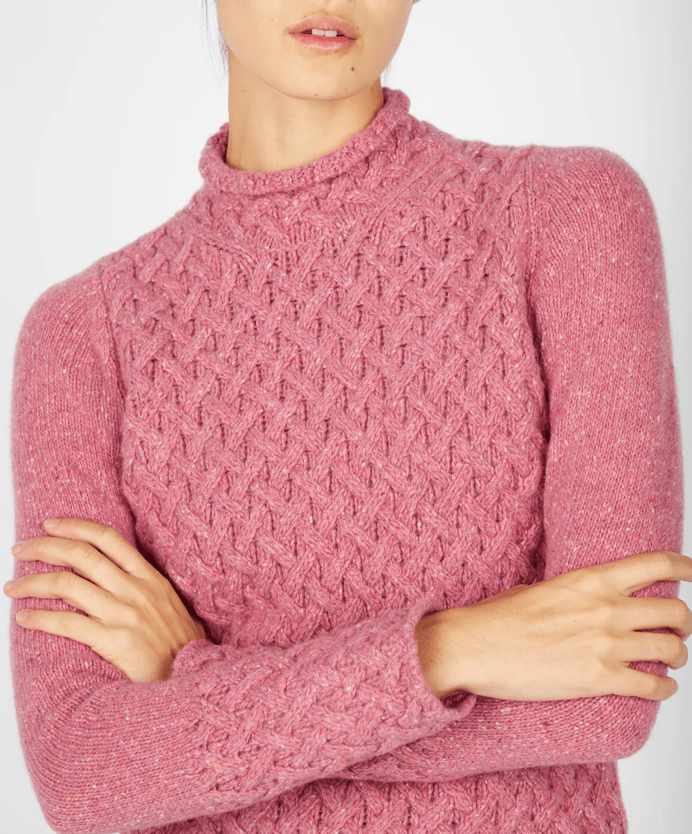 Trellis Sweater | Ierse Wollen Trui - Colorie the Hague