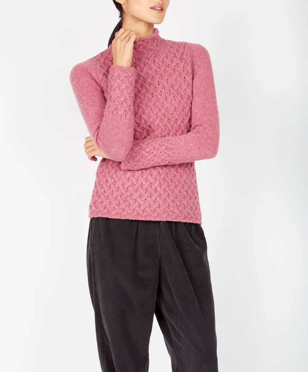 Trellis Sweater | Ierse Wollen Trui - Colorie the Hague