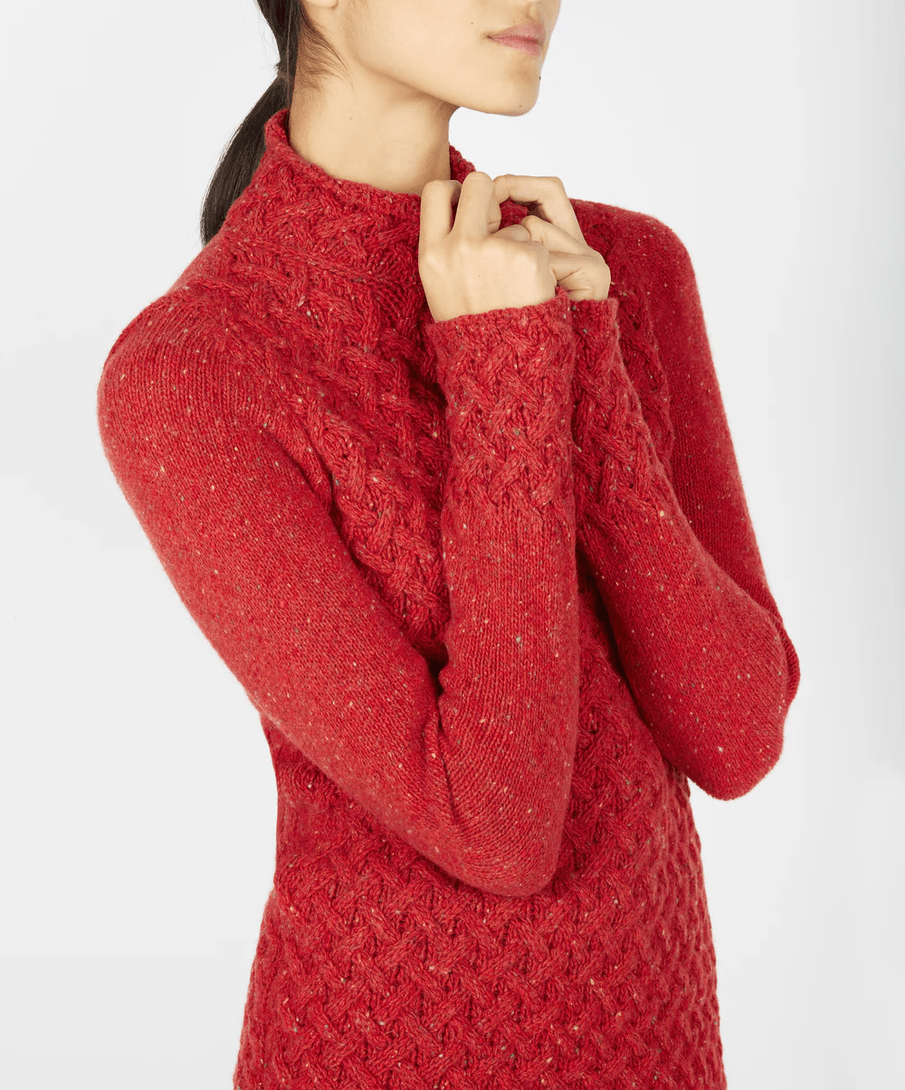 Trellis Sweater | Ierse Wollen Trui - Colorie the Hague