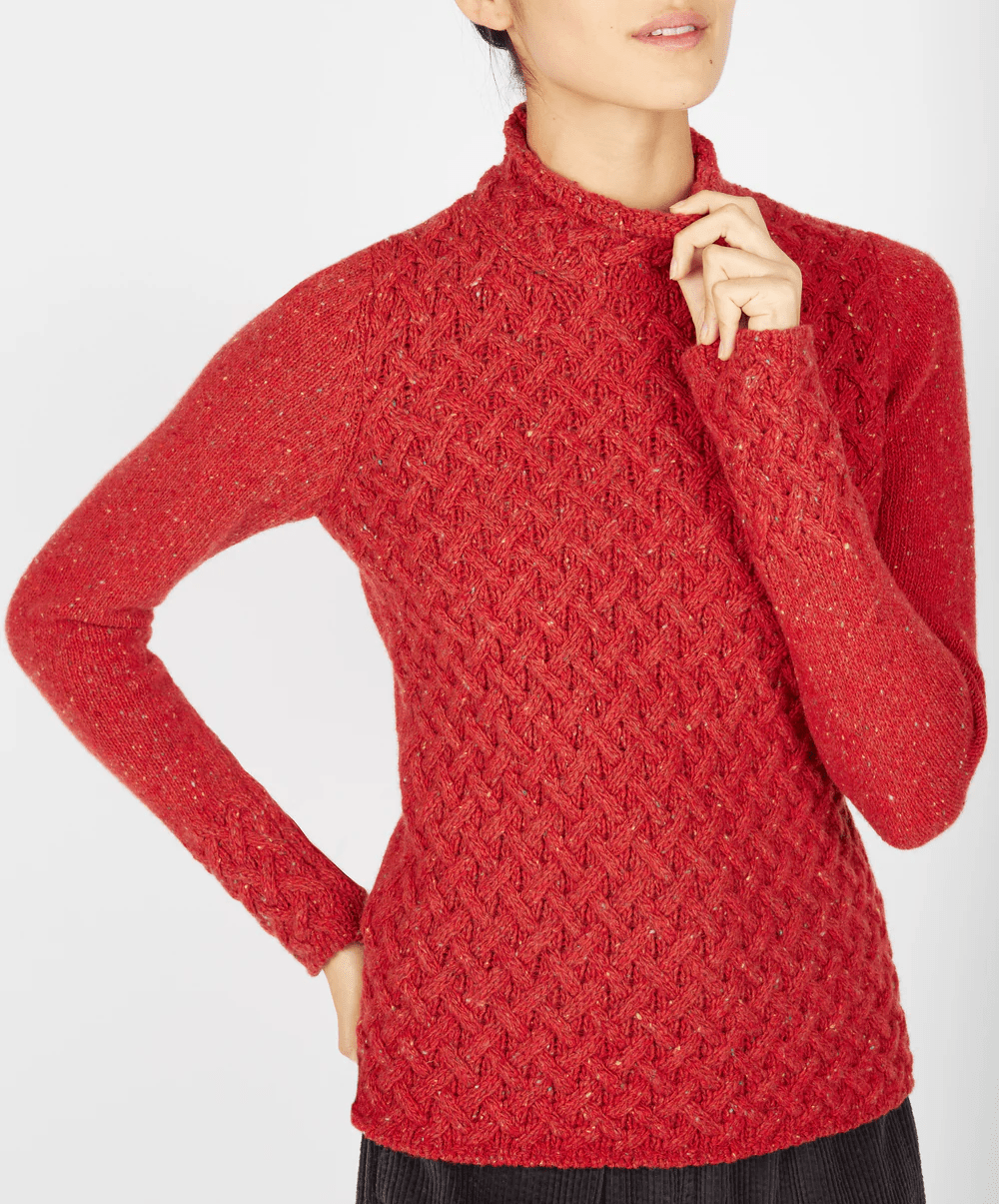 Trellis Sweater | Ierse Wollen Trui - Colorie the Hague