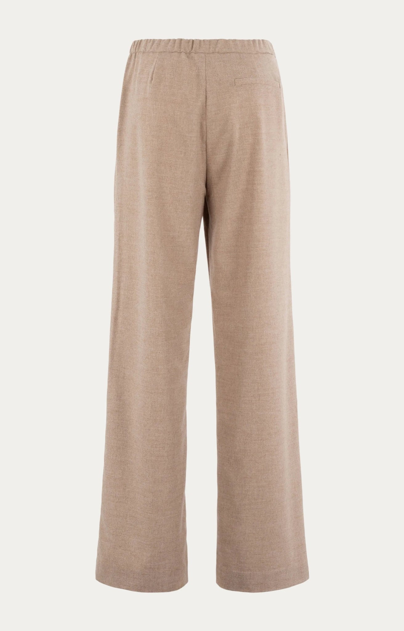 Wide Leg Broek | Butterfly | Sand Solid - Colorie the Hague