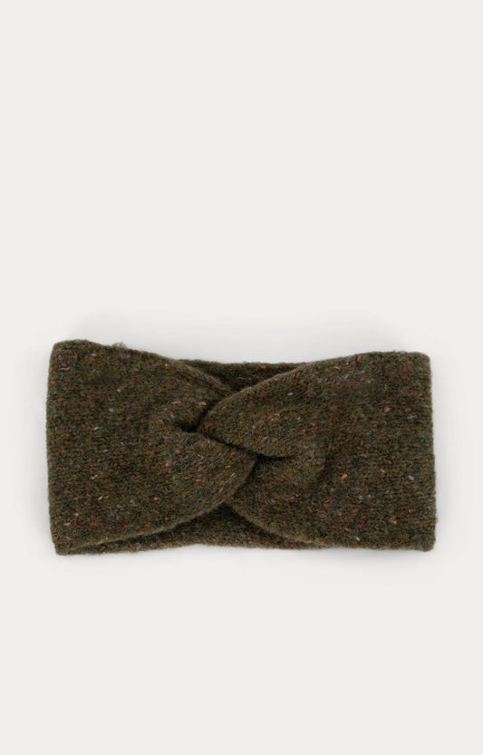Wollen Hoofdband | Nysa | Olive Solid - Colorie the Hague