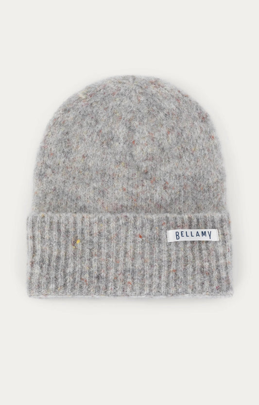 Wollen Muts | Niobe | Grey Melange Solid - Colorie the Hague