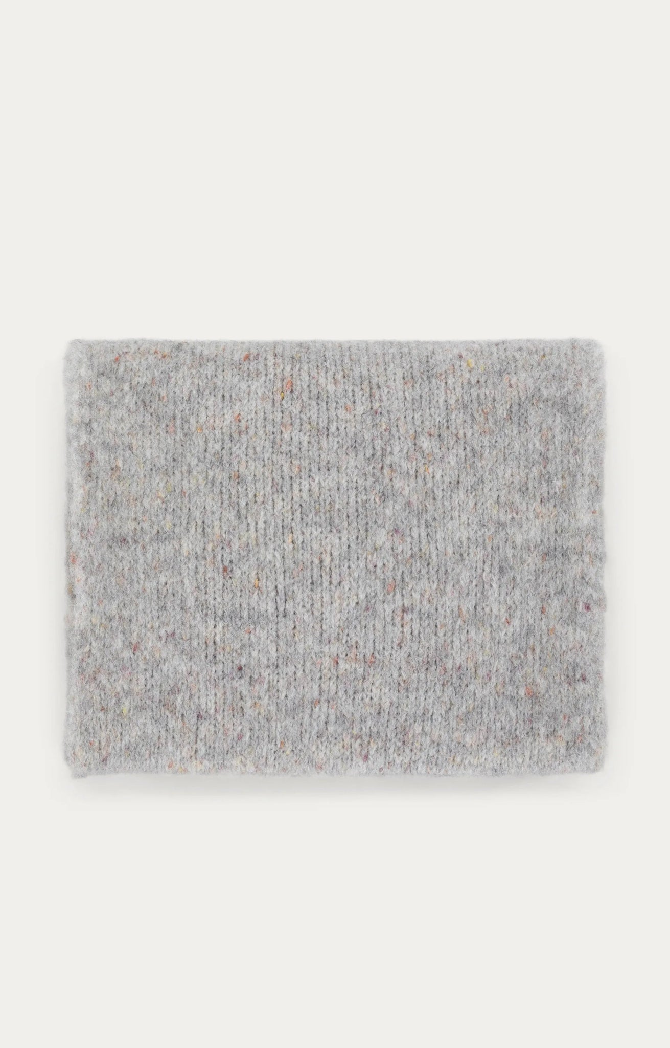 Wollen Shawl | Milo | Grey Melange Solid - Colorie the Hague