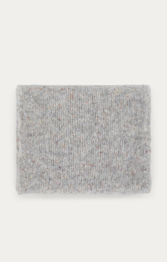 Wollen Shawl | Milo | Grey Melange Solid - Colorie the Hague