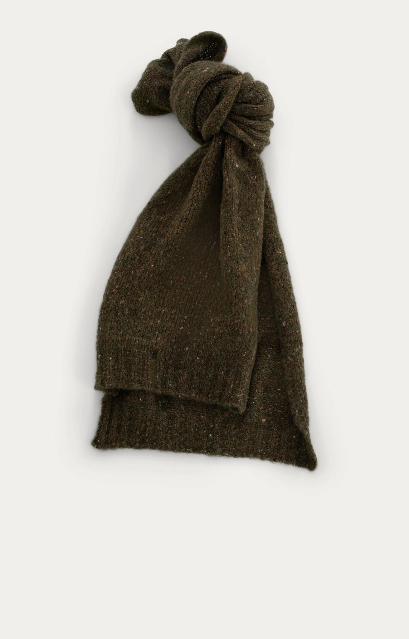 Wollen Shawl | Milo | Olive Solid - Colorie the Hague