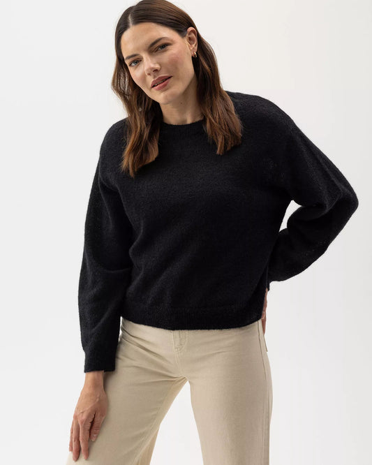 Wollen Trui | Elizabeth Crew | Black - Colorie the Hague
