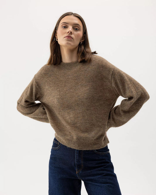 Wollen Trui | Elizabeth Crew | Walnut - Colorie the Hague