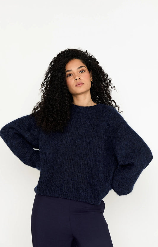 Wollen Trui | Medea | Navy - Colorie the Hague
