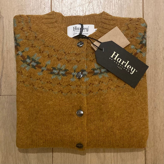 Wollen Vest | Fair Isle | Gold Dust - Colorie the Hague