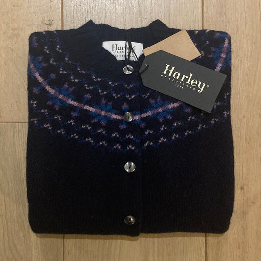 Wollen Vest | Fair Isle | Navy - Colorie the Hague