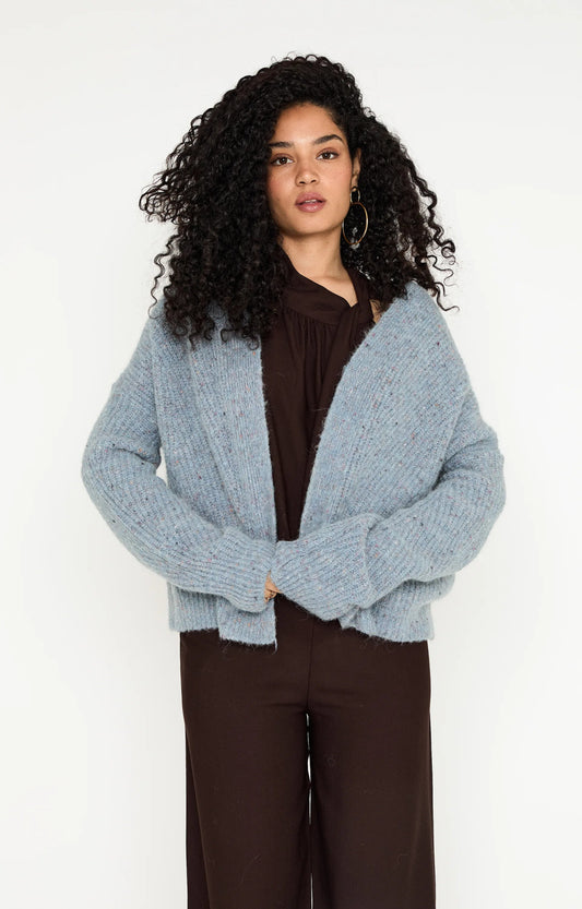 Wollen Vest | Michelle | Misty Blue - Colorie the Hague