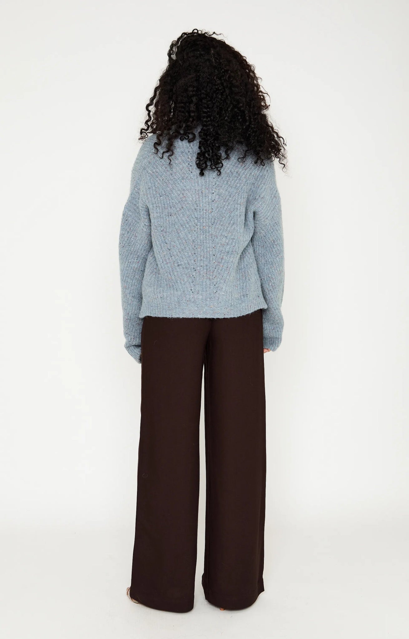 Wollen Vest | Michelle | Misty Blue - Colorie the Hague