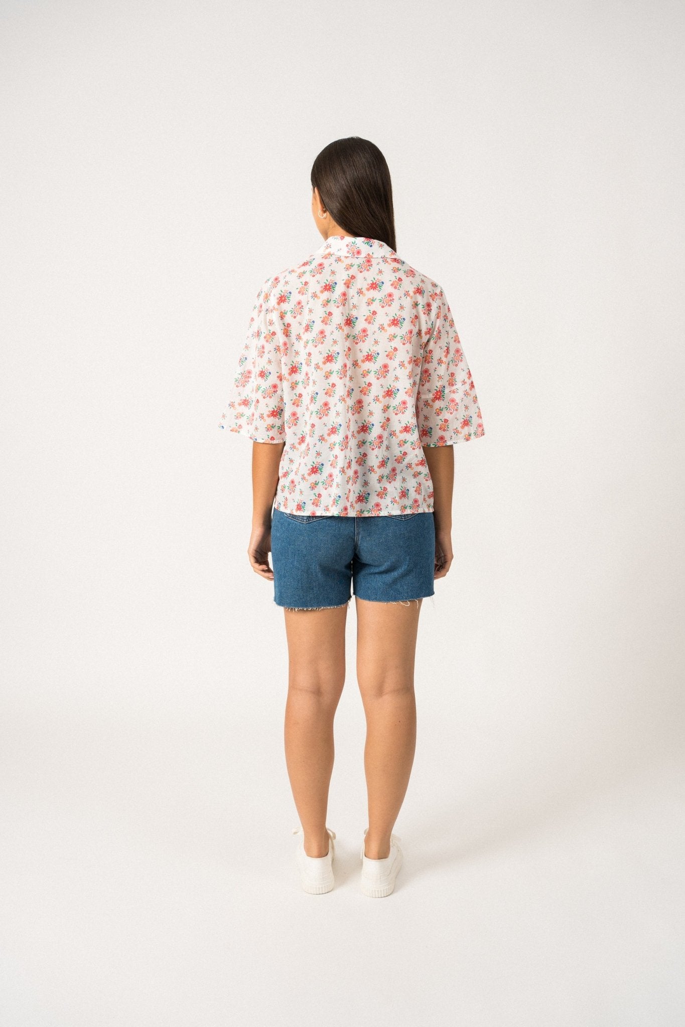Zora | Katoenen Blouse - Colorie the Hague