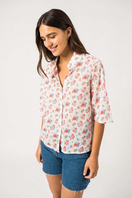 Zora | Katoenen Blouse - Colorie the Hague