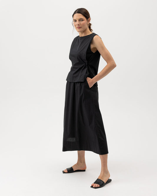 Zwart Katoenen Rok | Micaela - Colorie the Hague