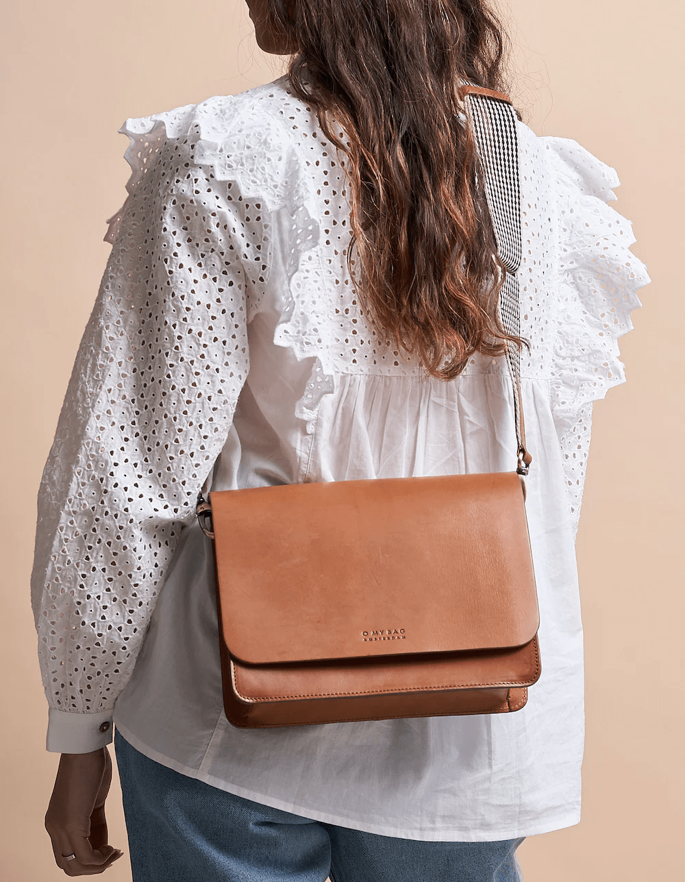 Audrey Cognac | Ecoleren Tas - Colorie