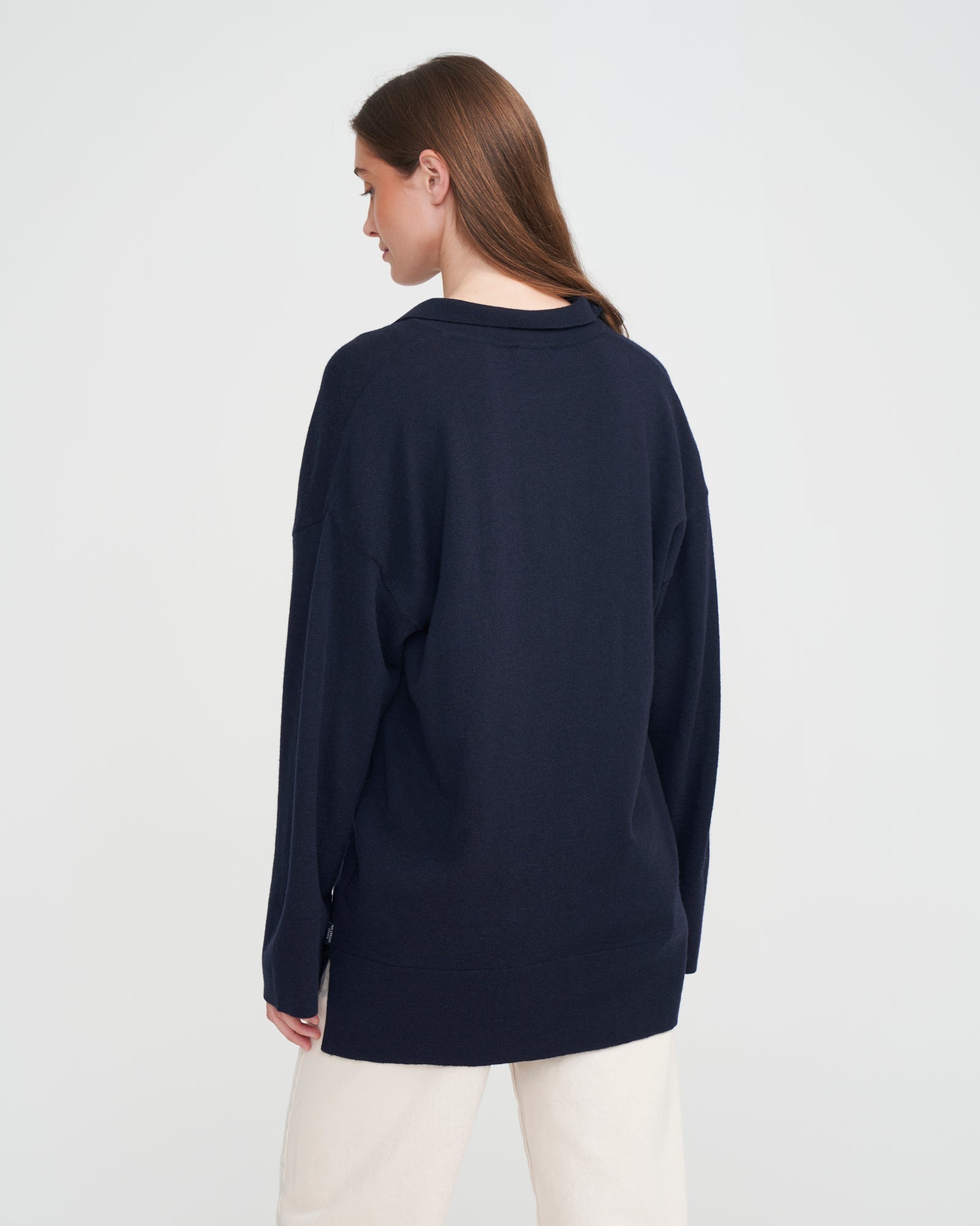 Bittan Sweater | Wollen Polo Trui - Colorie