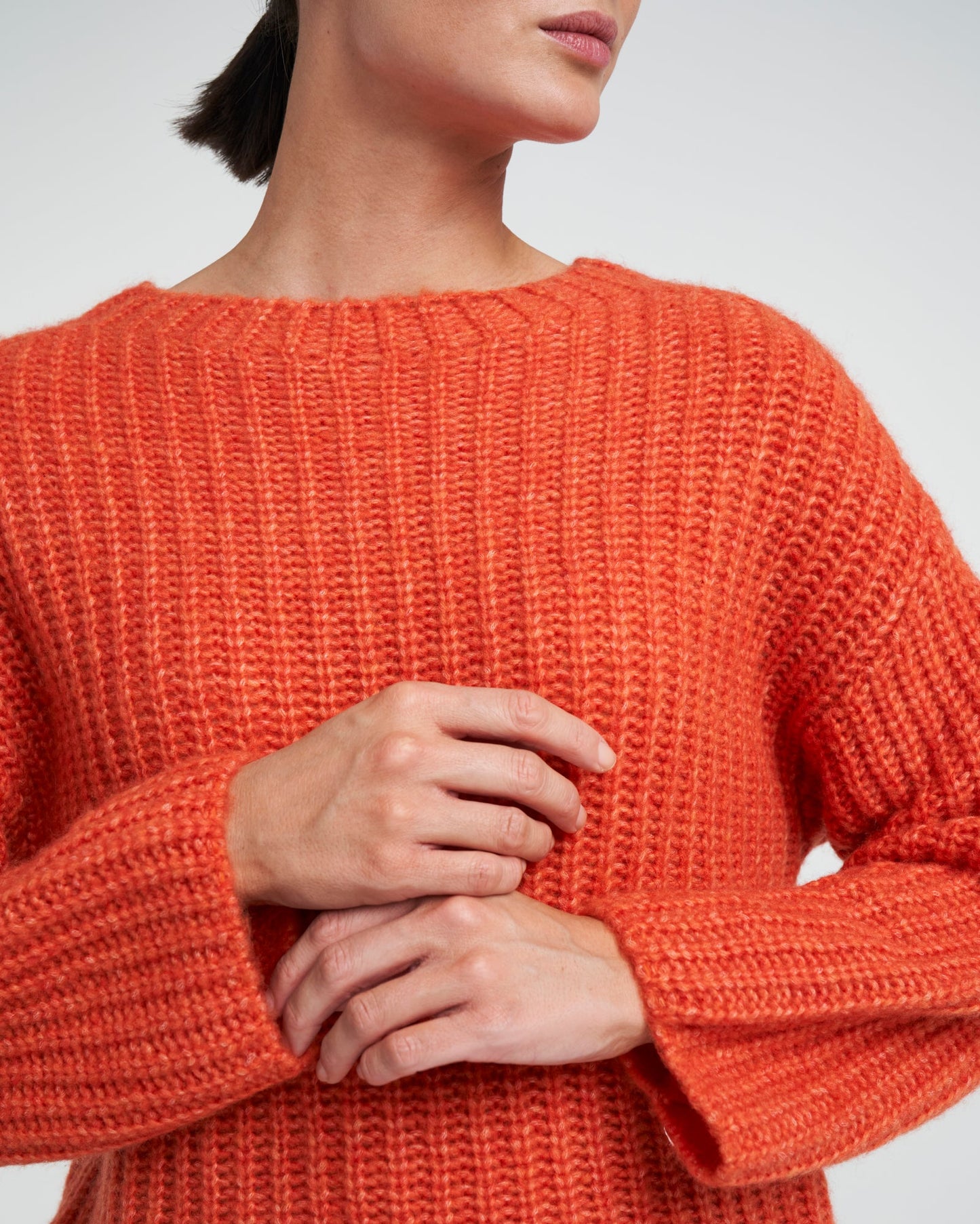 Casja Sweater Burnt Orange - Colorie
