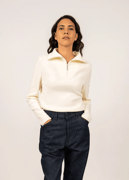 Katoenen Trui Met Rits | Passerelle - Colorie