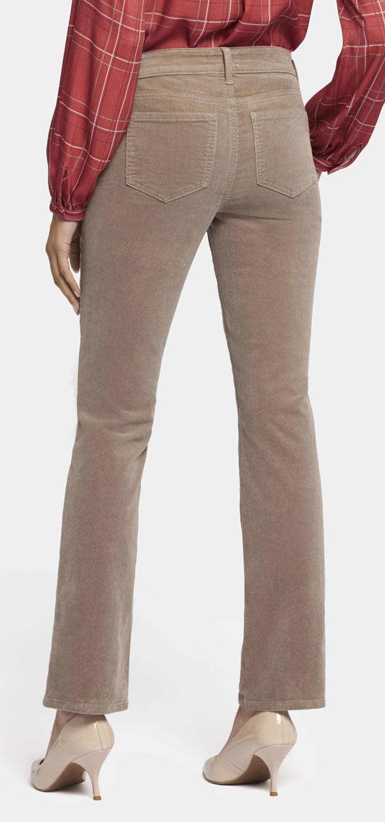 Marilyn Straight Saddlewood | Rib Broek - Colorie