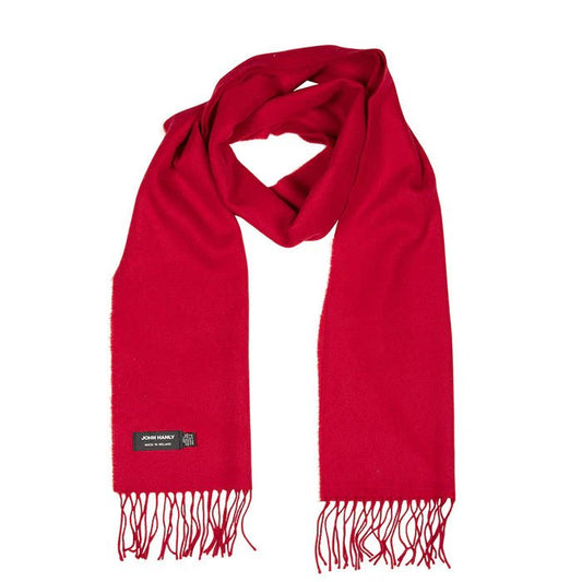 Merino Wollen Sjaal Rood - Colorie