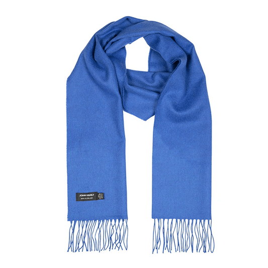 Merino Wollen Sjaal Royal Blue