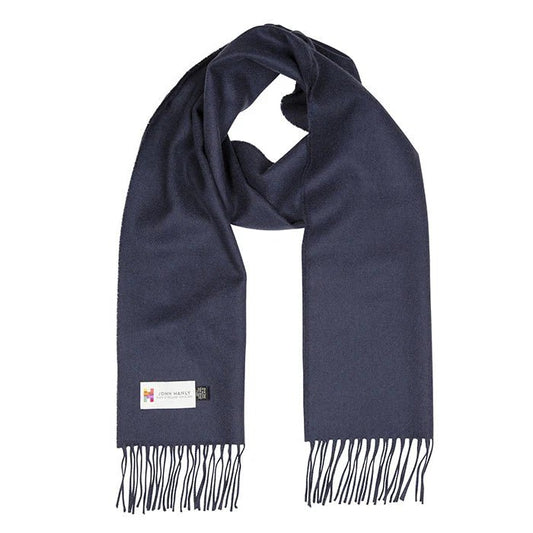 Merino Wollen Sjaal Smoke Navy - Colorie